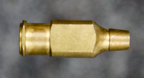 A1201 Female Luer Hub, 1/4 square, unplated